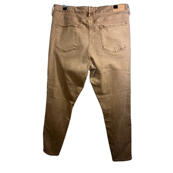 DEAR JOHN Women's Gisele Skinny Ankle Denim Jeans Brown/Butterscotch Size 33 - Picture 6 of 12